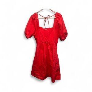 Draper James Vibrant Red Smocked Dress